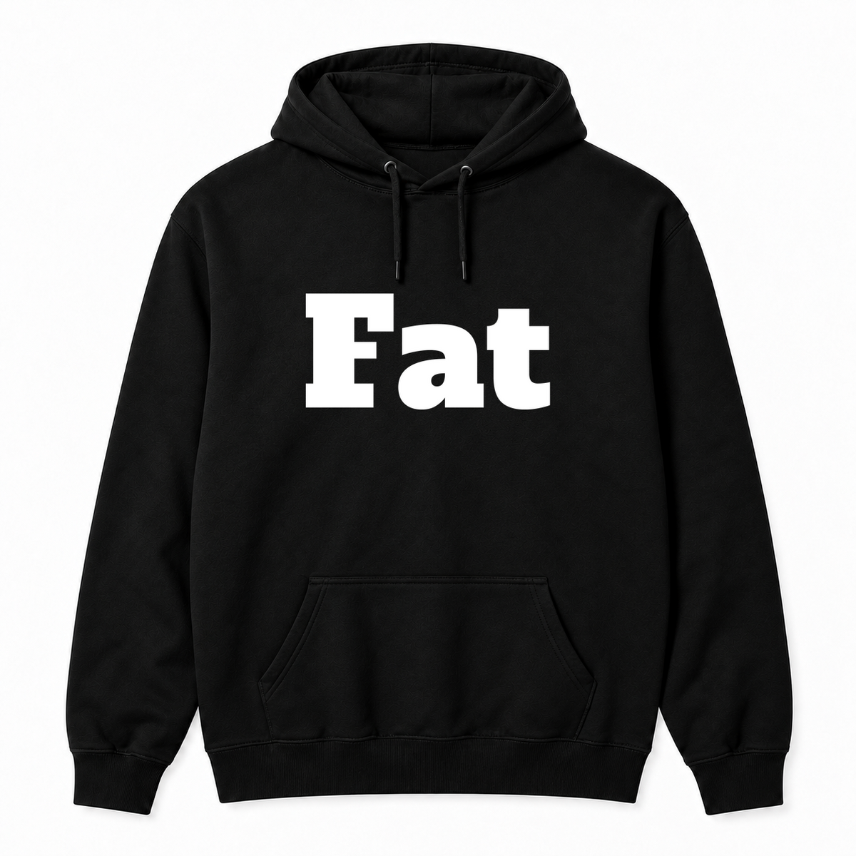 Fat Hoodie in black