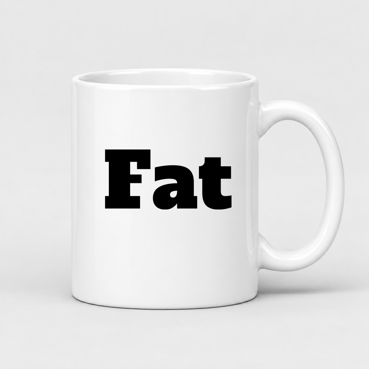 Fat Mug in white