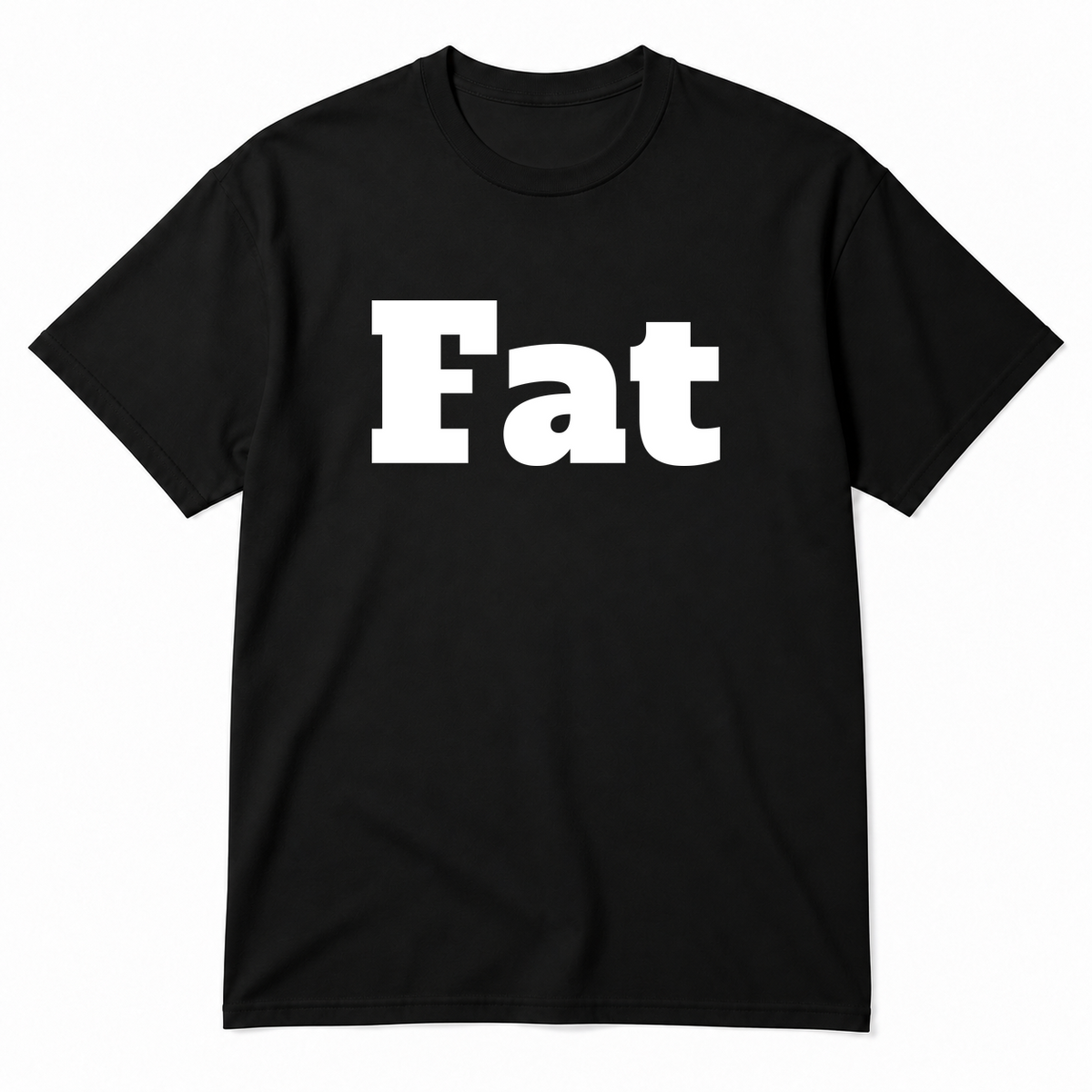 Fat T-Shirt in black