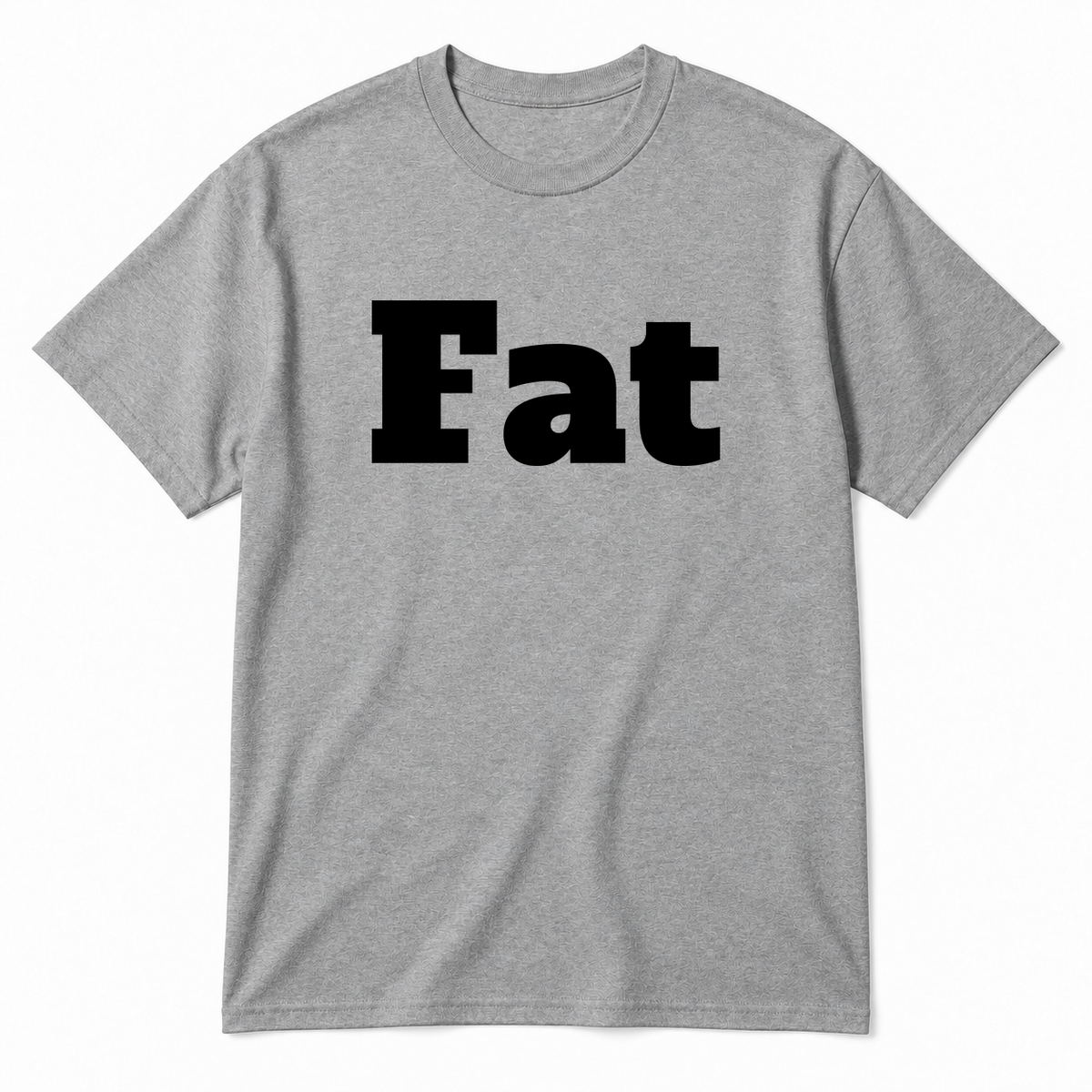 Fat T-Shirt in gray