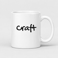 Craft Mug in white