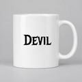 Devil Mug in white
