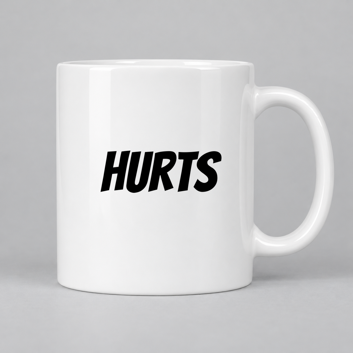 Hurts Mug in white