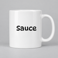 Sauce Mug in white