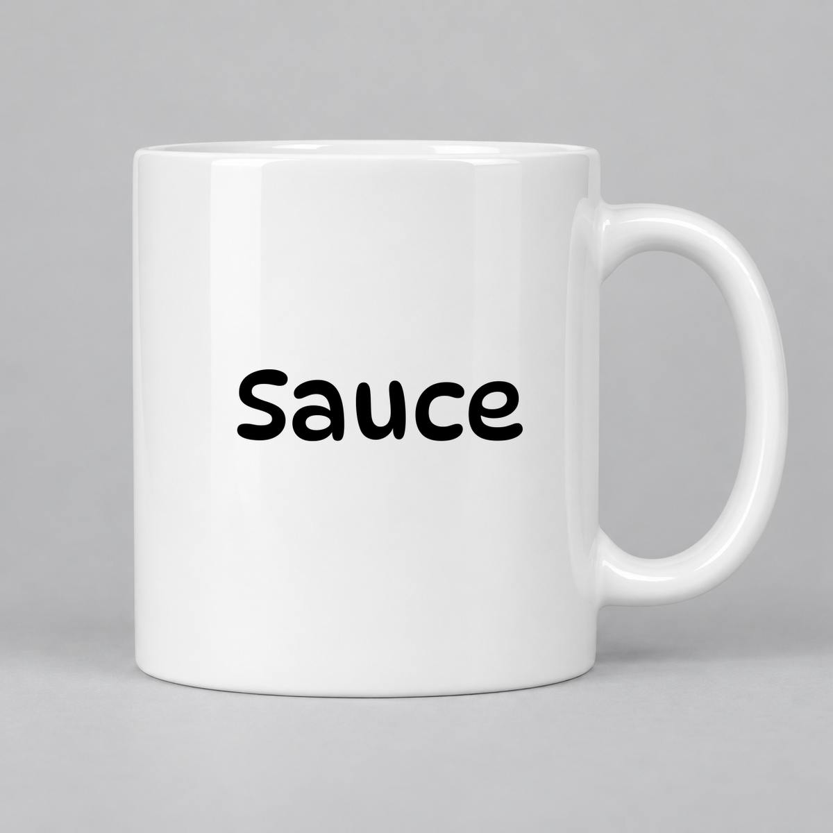Sauce Mug in white