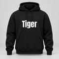 Tiger Hoodie in black
