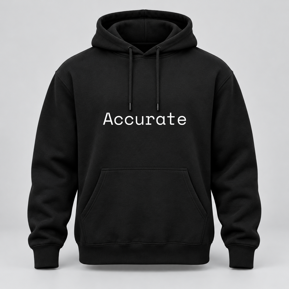 Accurate Hoodie in black