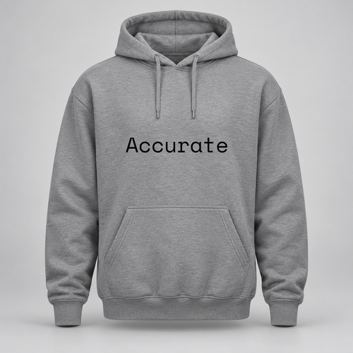Accurate Hoodie in gray