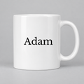 Adam Mug in white