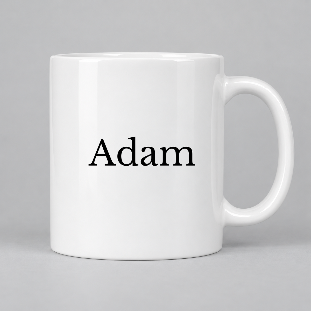 Adam Mug in white