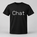 Chat T-Shirt in black