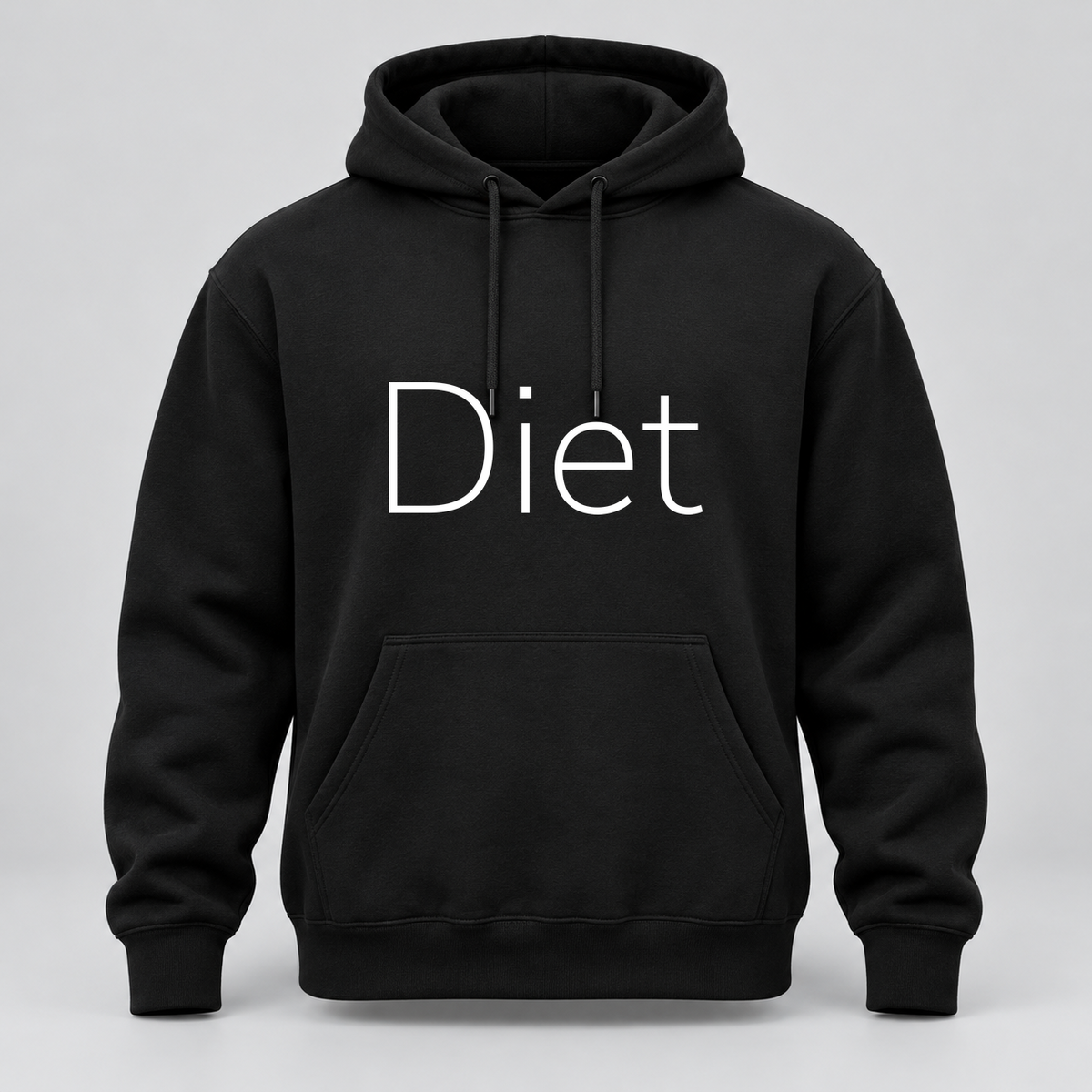Diet Hoodie in black