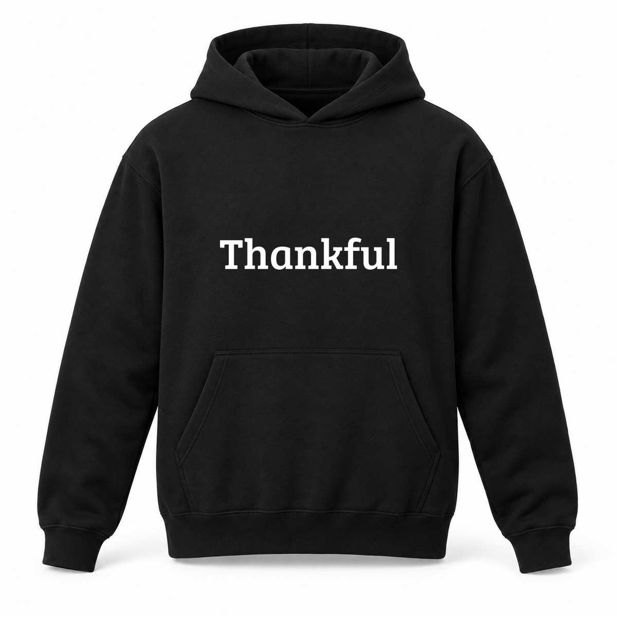 Thankful Hoodie in black