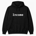 Income Hoodie in black