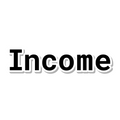 Income die-cut sticker