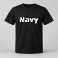Navy T-Shirt in black