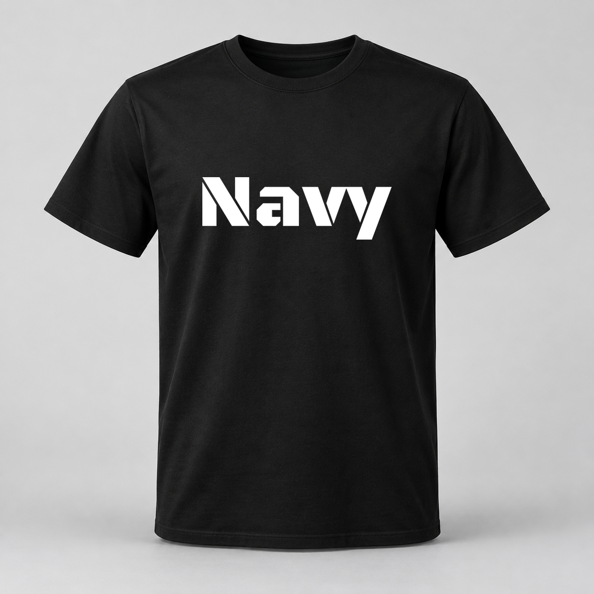 Navy T-Shirt in black