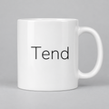 Tend Mug in white