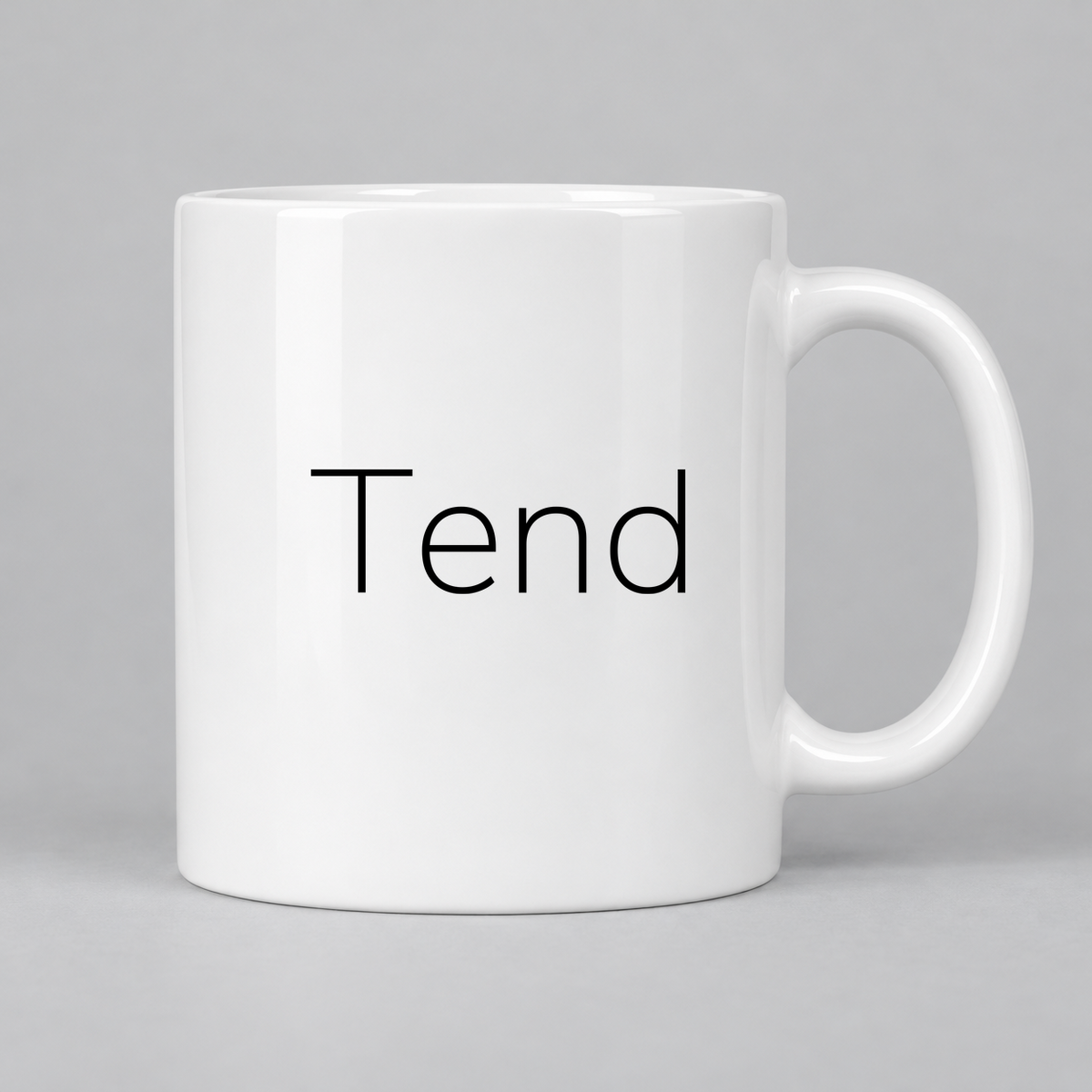 Tend Mug in white
