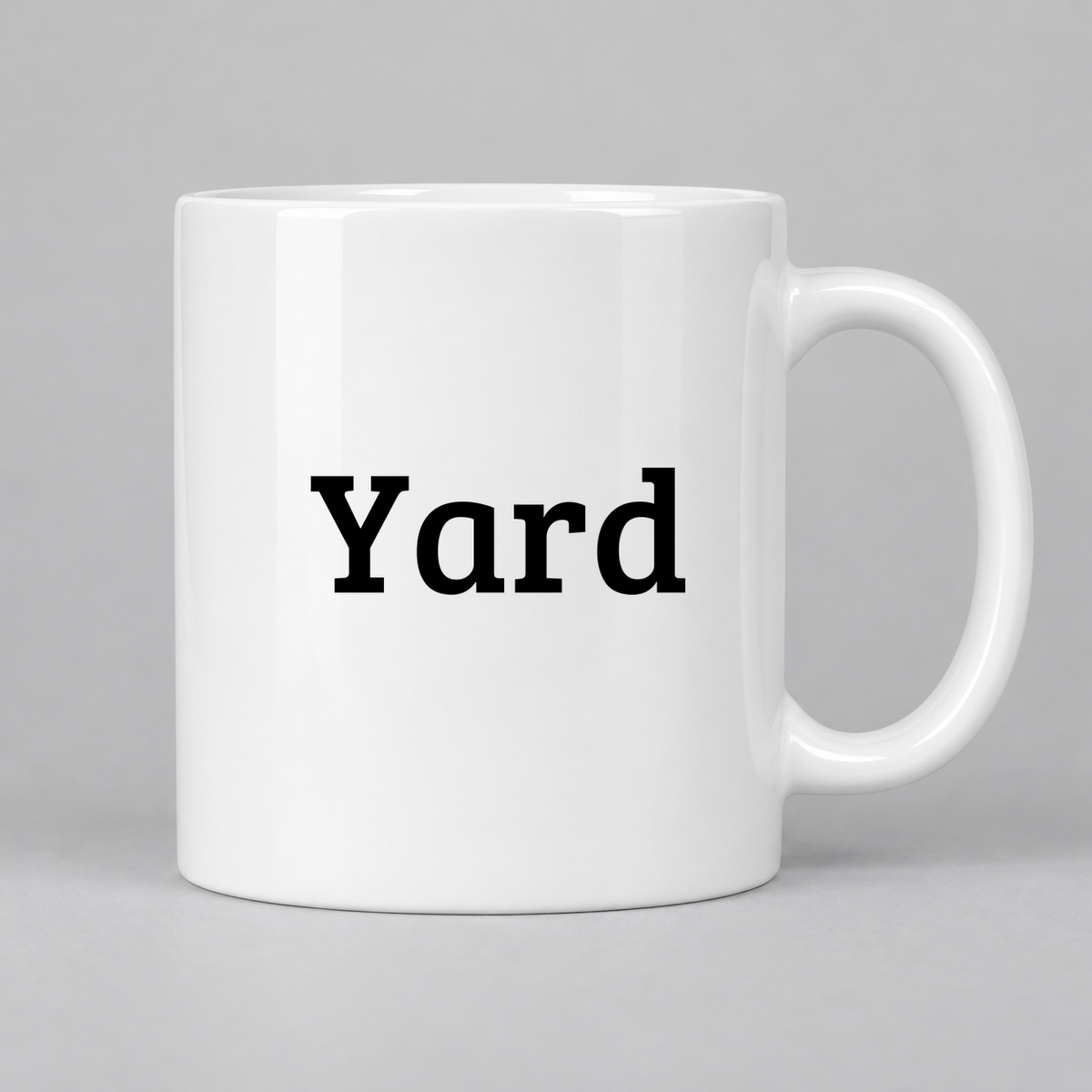 Yard Mug in white
