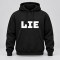 Lie Hoodie in black