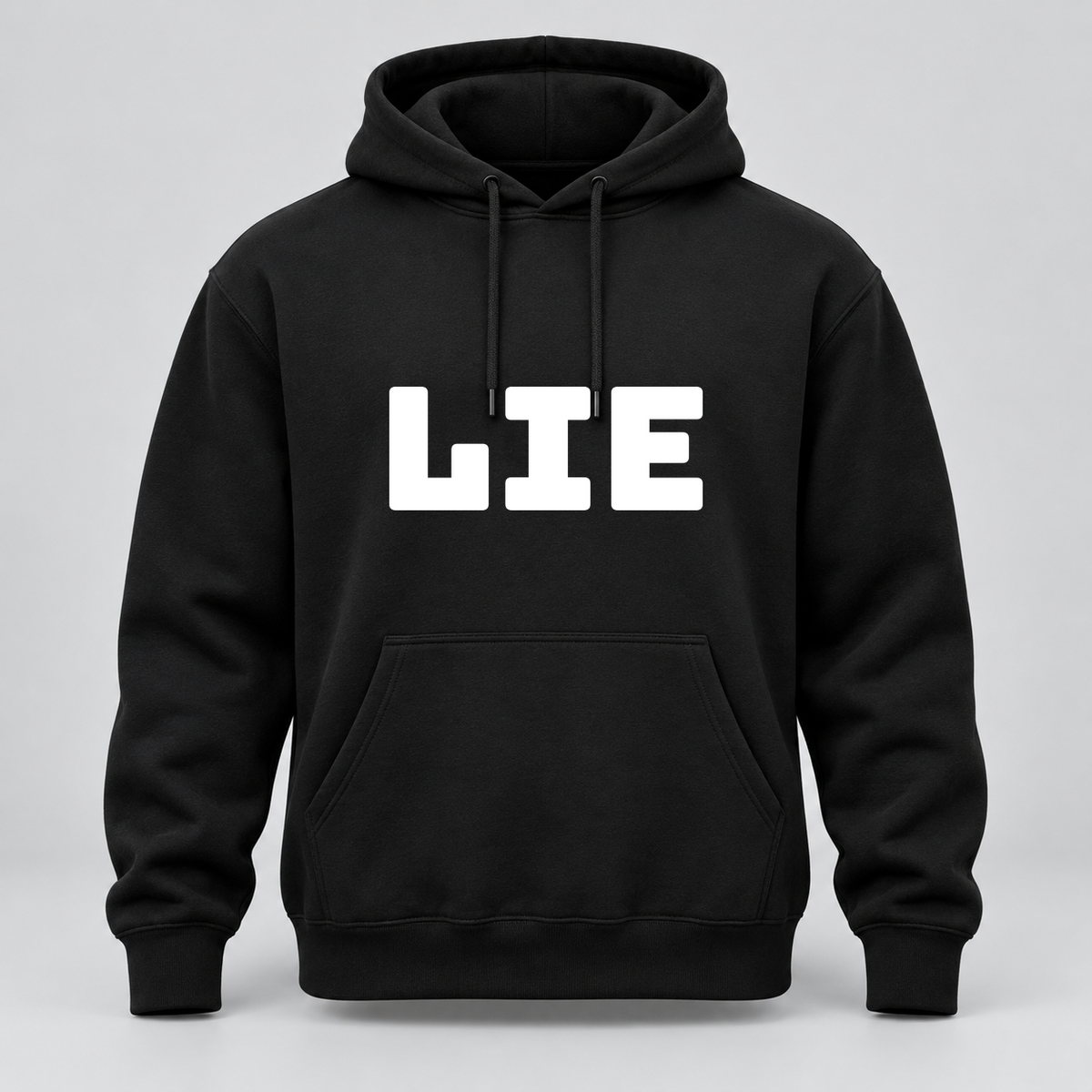Lie Hoodie in black