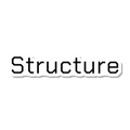 Structure die-cut sticker