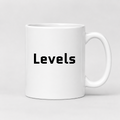 Levels Mug in white
