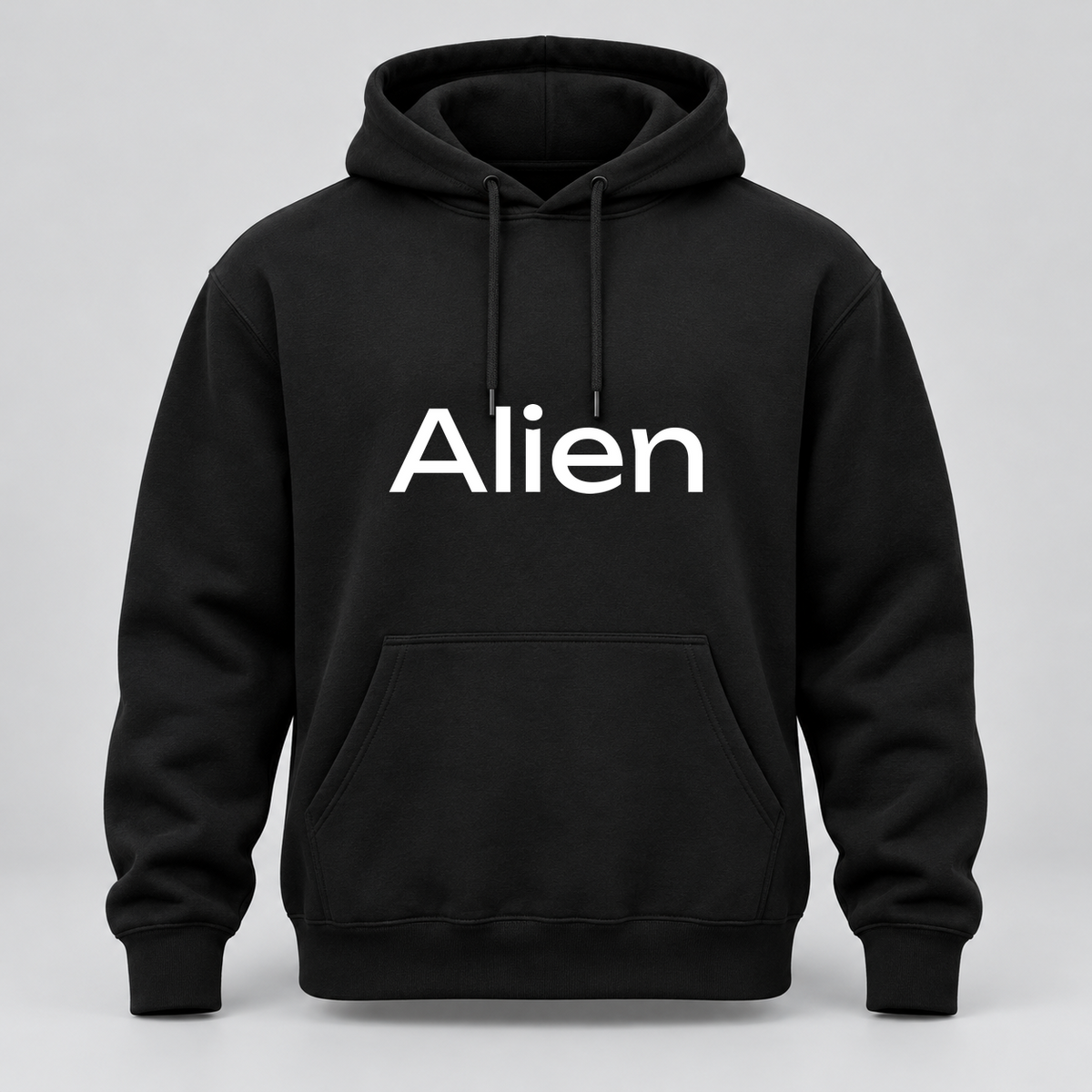 Alien Hoodie in black