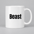Beast Mug in white