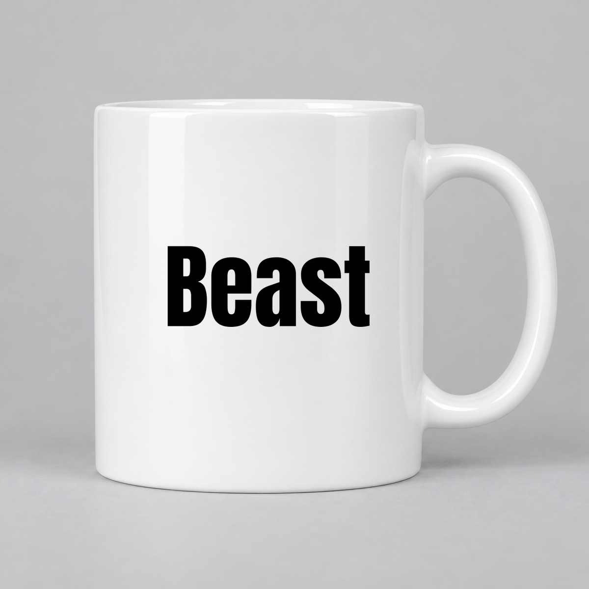 Beast Mug in white