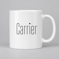 Carrier Mug in white
