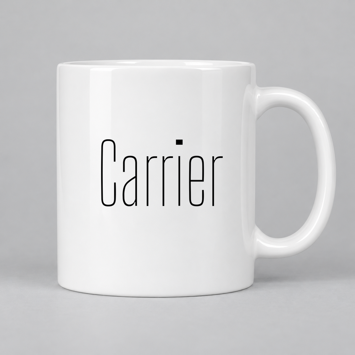 Carrier Mug in white