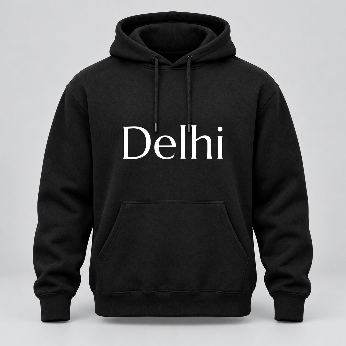 Delhi Hoodie in black