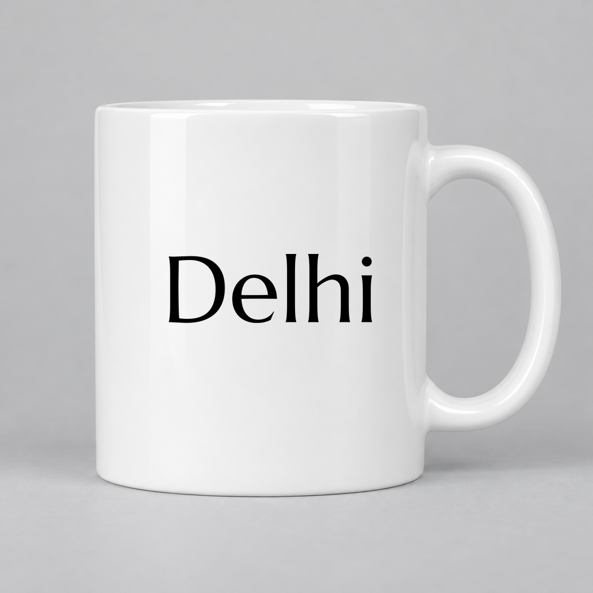 Delhi Mug in white