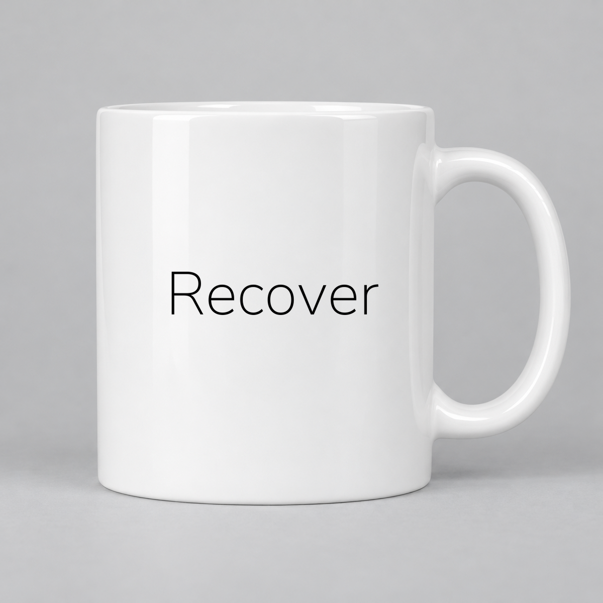 Recover Mug in white