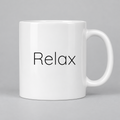 Relax Mug in white