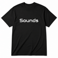 Sounds T-Shirt in black
