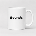 Sounds Mug in white