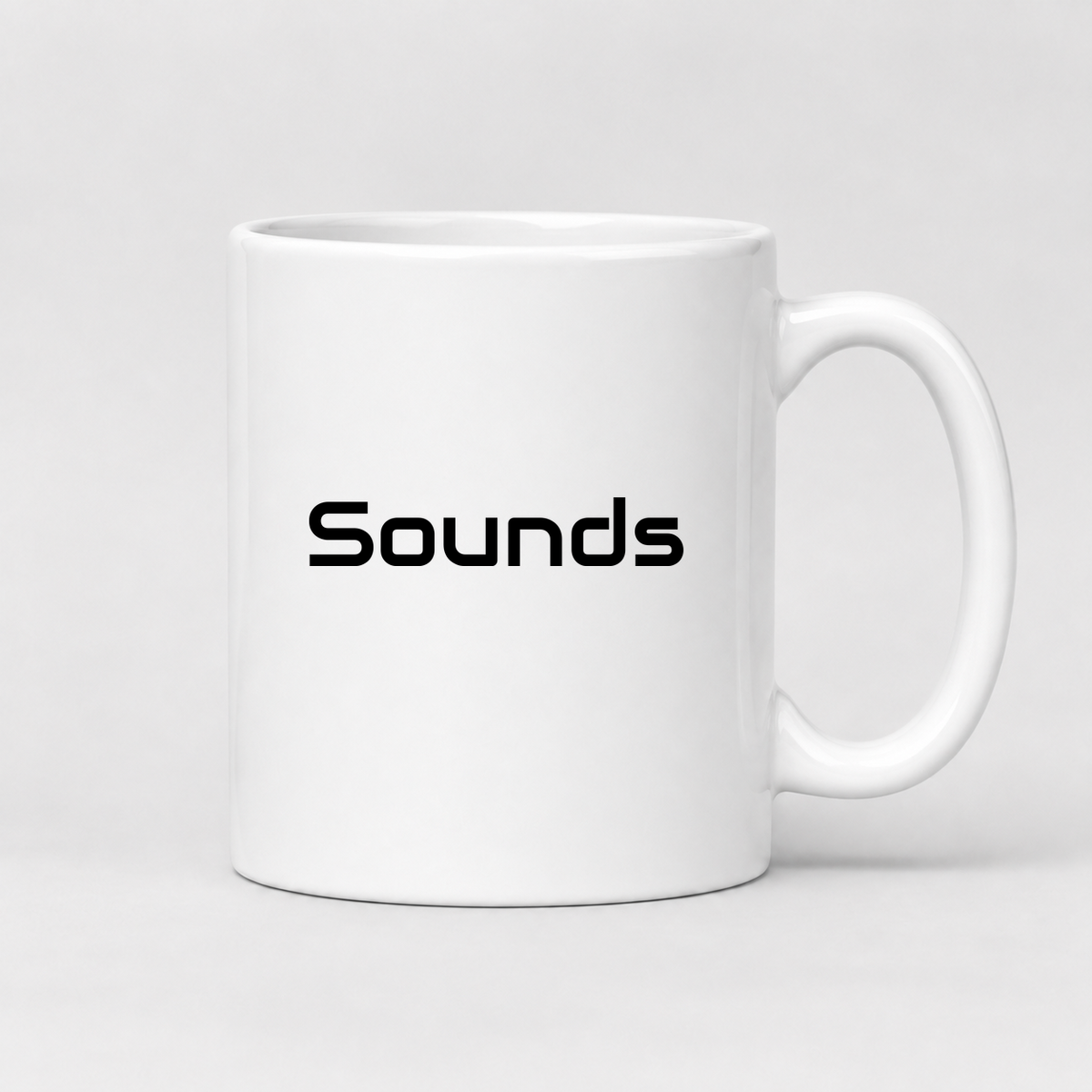 Sounds Mug in white