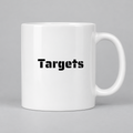 Targets Mug in white