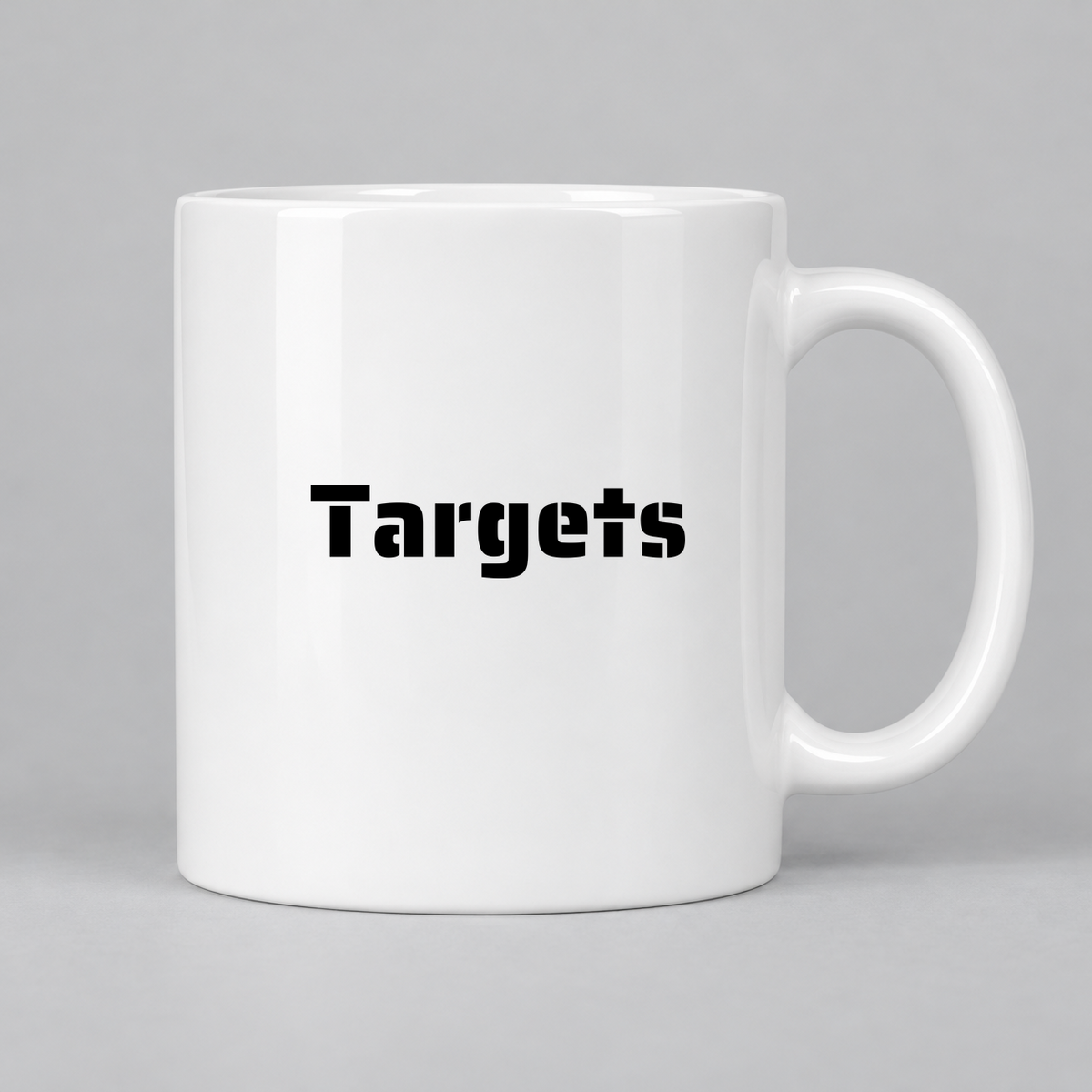 Targets Mug in white