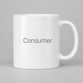 Consumer Mug in white