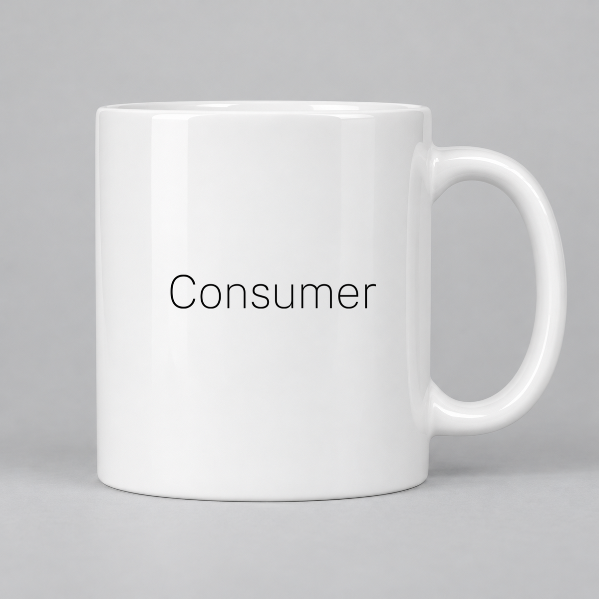 Consumer Mug in white