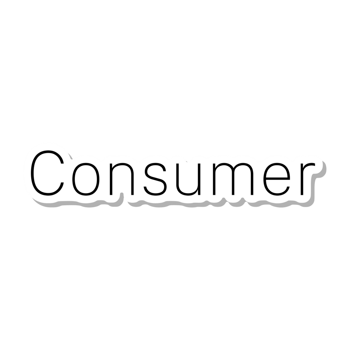 Consumer die-cut sticker