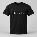 Describe T-Shirt in black