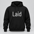 Laid Hoodie in black