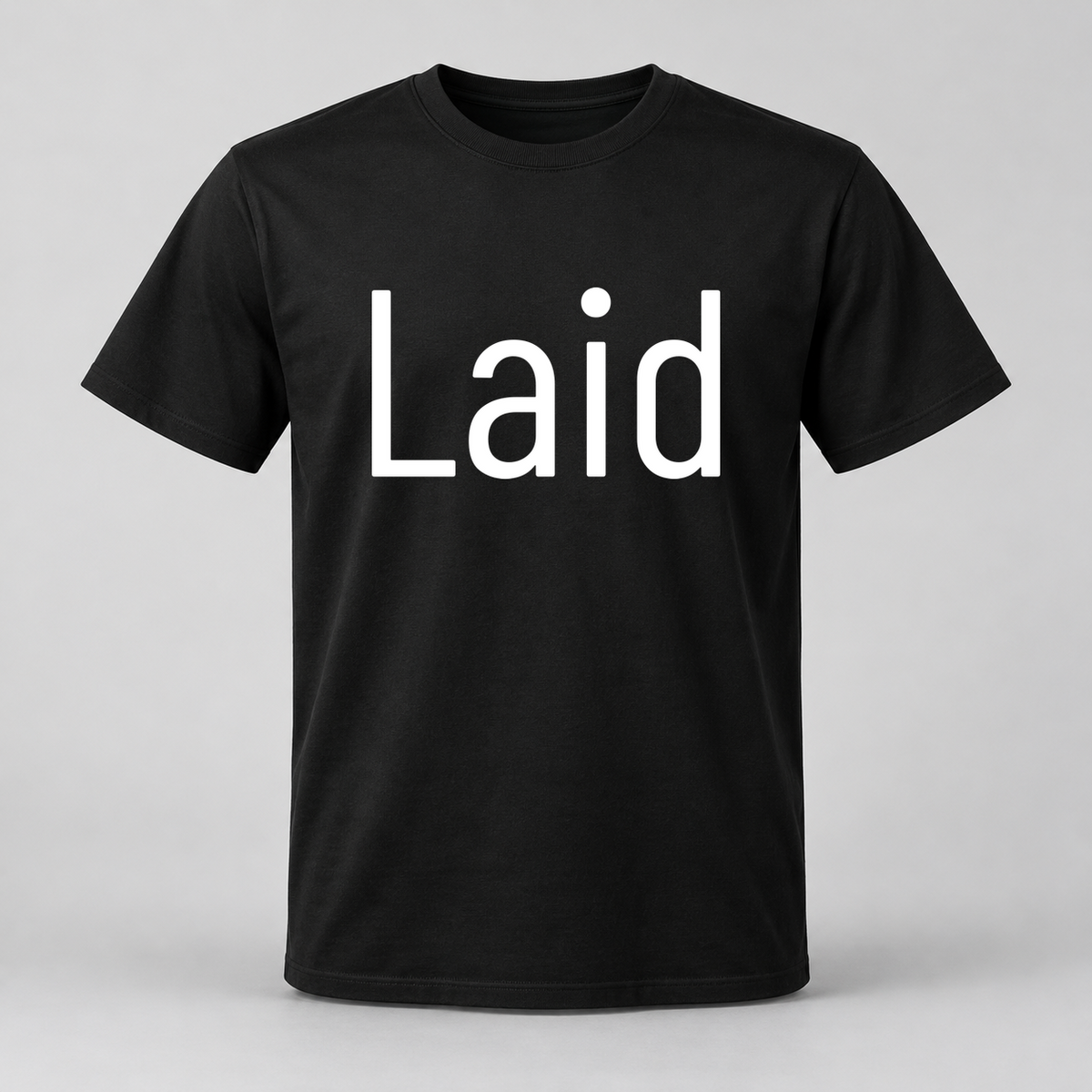 Laid T-Shirt in black