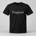 Pregnant T-Shirt in black