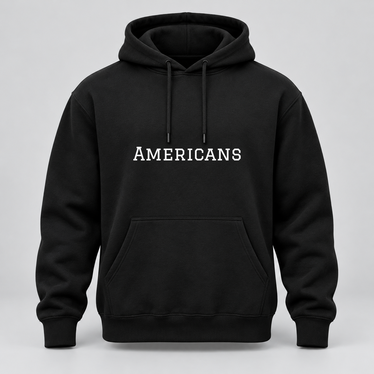 Americans Hoodie in black